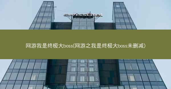 网游我是终极大boss(网游之我是终极大boss未删减)