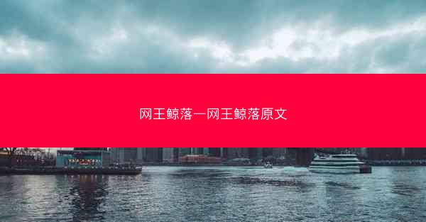 网王鲸落—网王鲸落原文