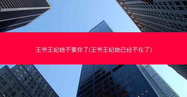 王爷王妃她不要你了(王爷王妃她已经不在了)