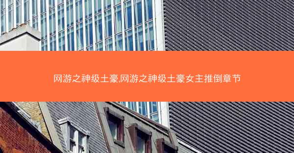 网游之神级土豪,网游之神级土豪女主推倒章节