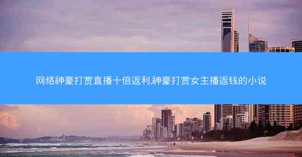 网络神豪打赏直播十倍返利,神豪打赏女主播返钱的小说