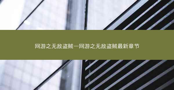 网游之无敌盗贼—网游之无敌盗贼最新章节