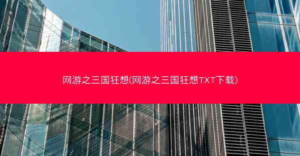 网游之三国狂想(网游之三国狂想TXT下载)