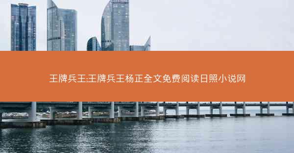 王牌兵王;王牌兵王杨正全文免费阅读日照小说网