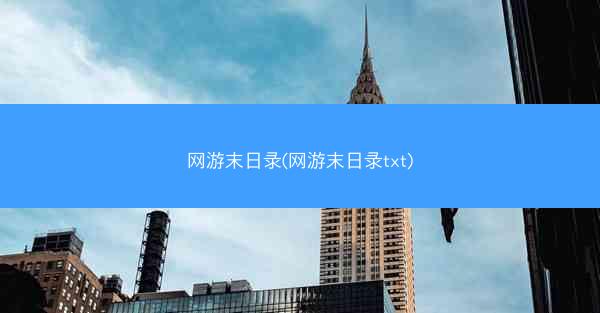 网游末日录(网游末日录txt)