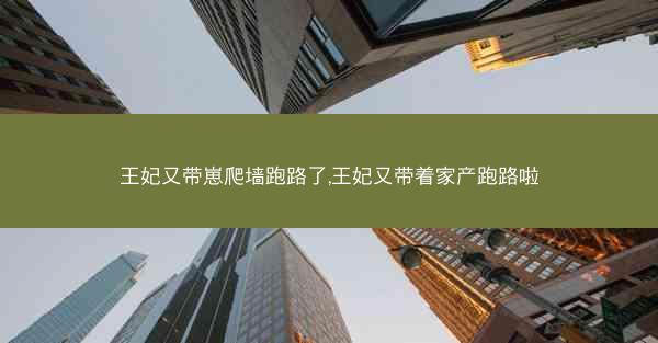 王妃又带崽爬墙跑路了,王妃又带着家产跑路啦