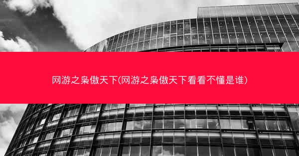网游之枭傲天下(网游之枭傲天下看看不懂是谁)