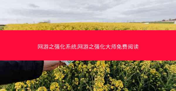 网游之强化系统,网游之强化大师免费阅读